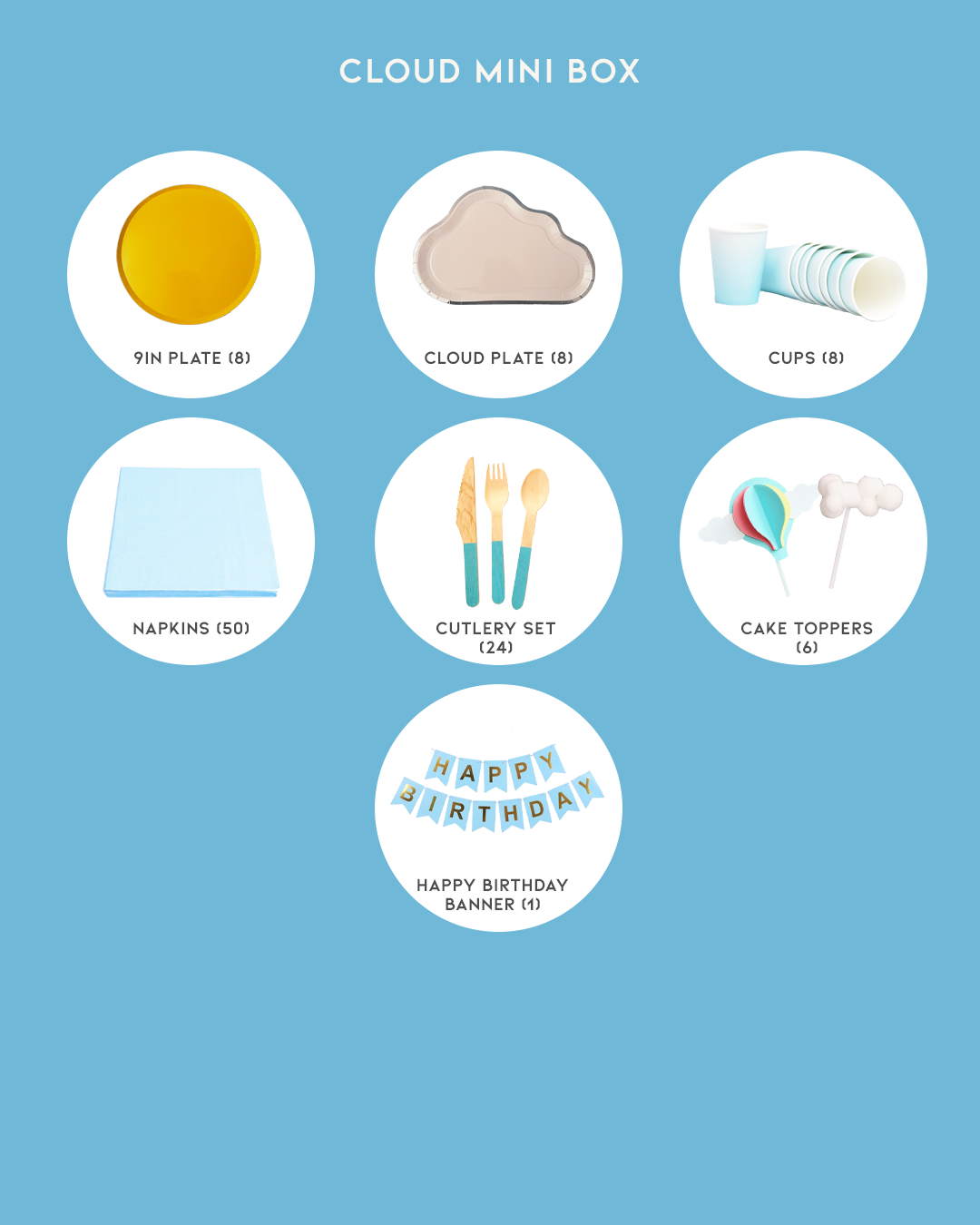 Kit de Fiesta de Nubes